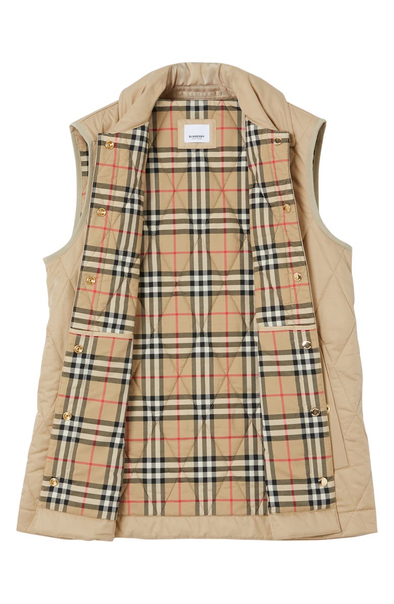 Burberry Quilted Vest, Alternate, color, 