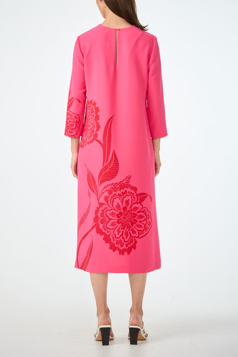 Cointreau Midi Shift Dress, Alternate, color, Rosewater/Reina Red