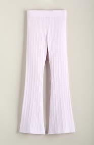 Nordstrom Kids' Cable Knit Flare Leg Pants