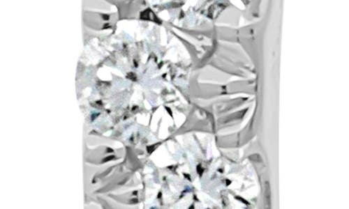 Bony Levy Mika Diamond Hoop Earring In 18k White Gold