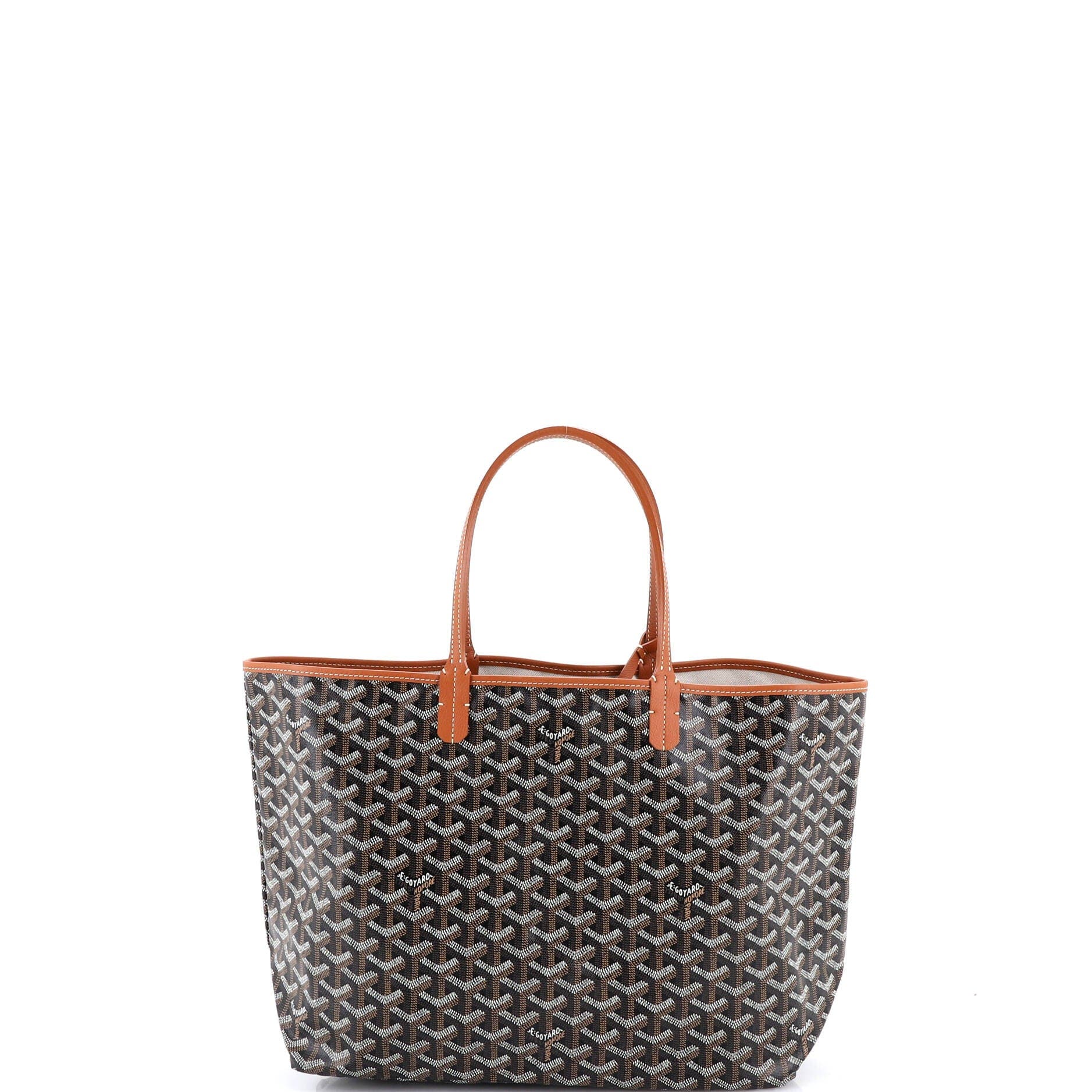 Pre-Owned Goyard Saint Louis Tote Coated Canvas PM, Alternate, color, Brown