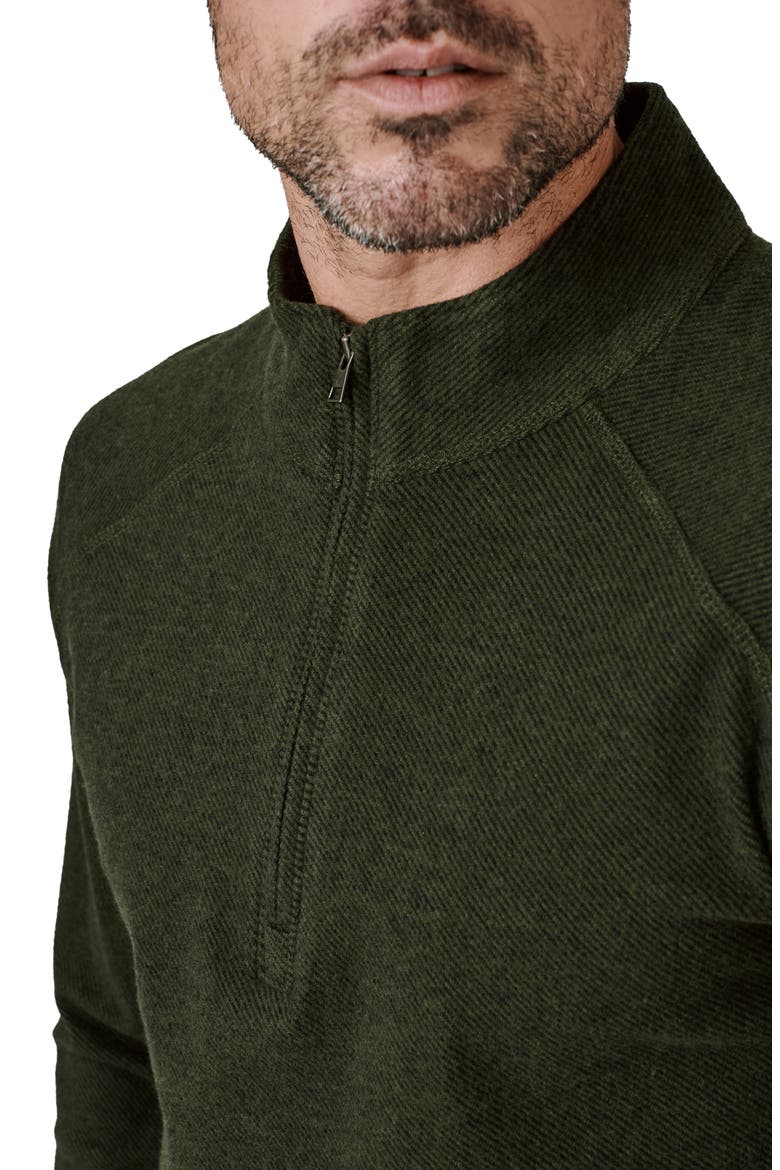 Generation Quarter Zip Top, Alternate, color, DARK KHAKI