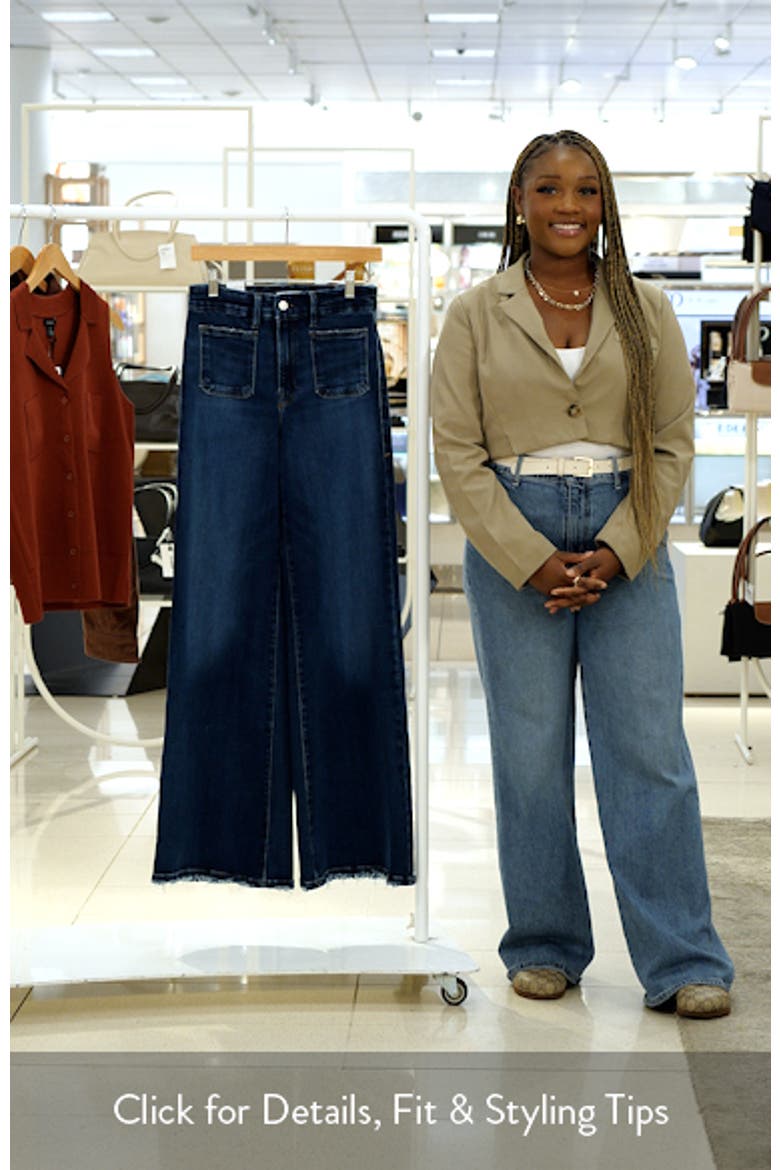Good Waist Patch Pocket Palazzo Jeans video