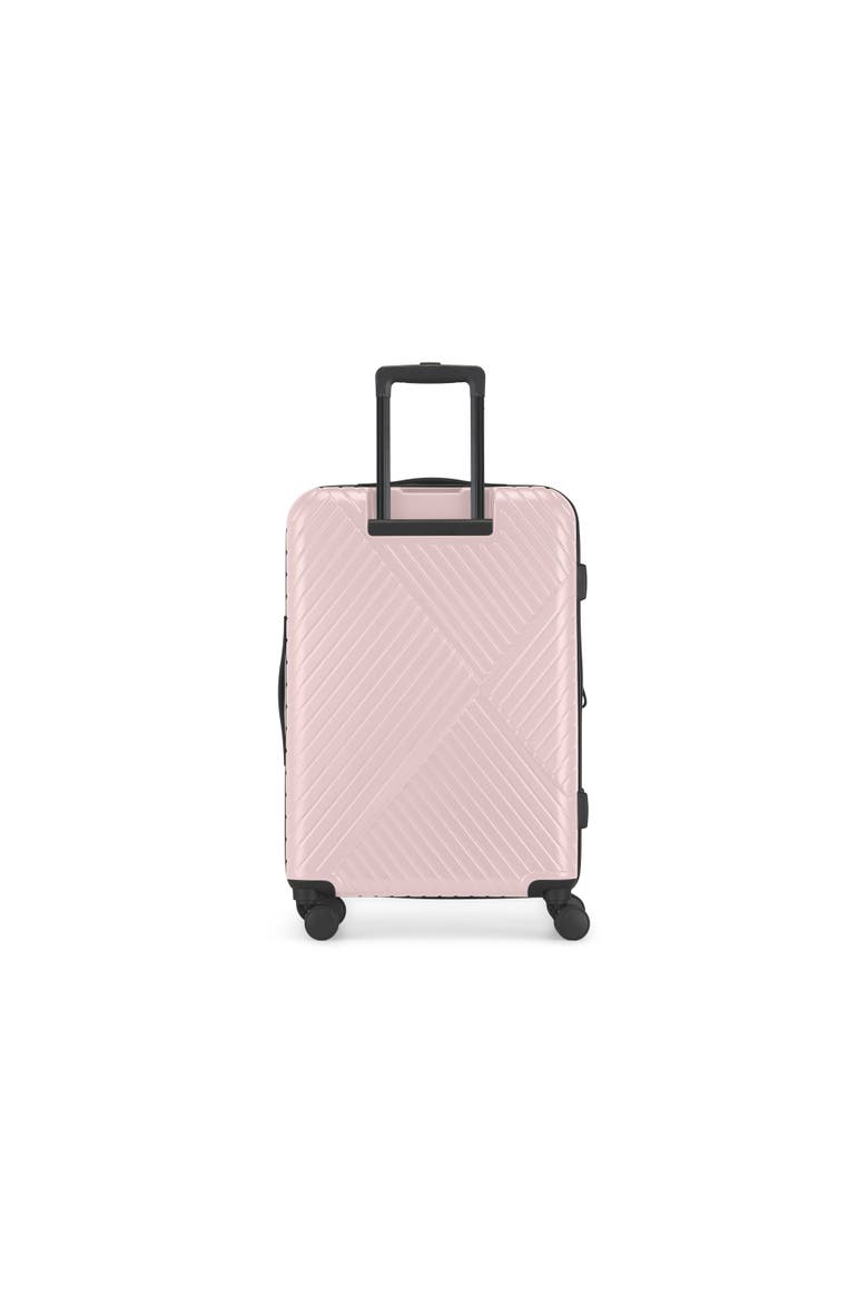Berlin Hardside Medium Luggage with Expansion, Alternate, color, Pink