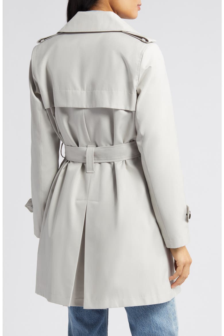 Buckle Belt Trench Coat, Alternate, color, FEATHER GREY
