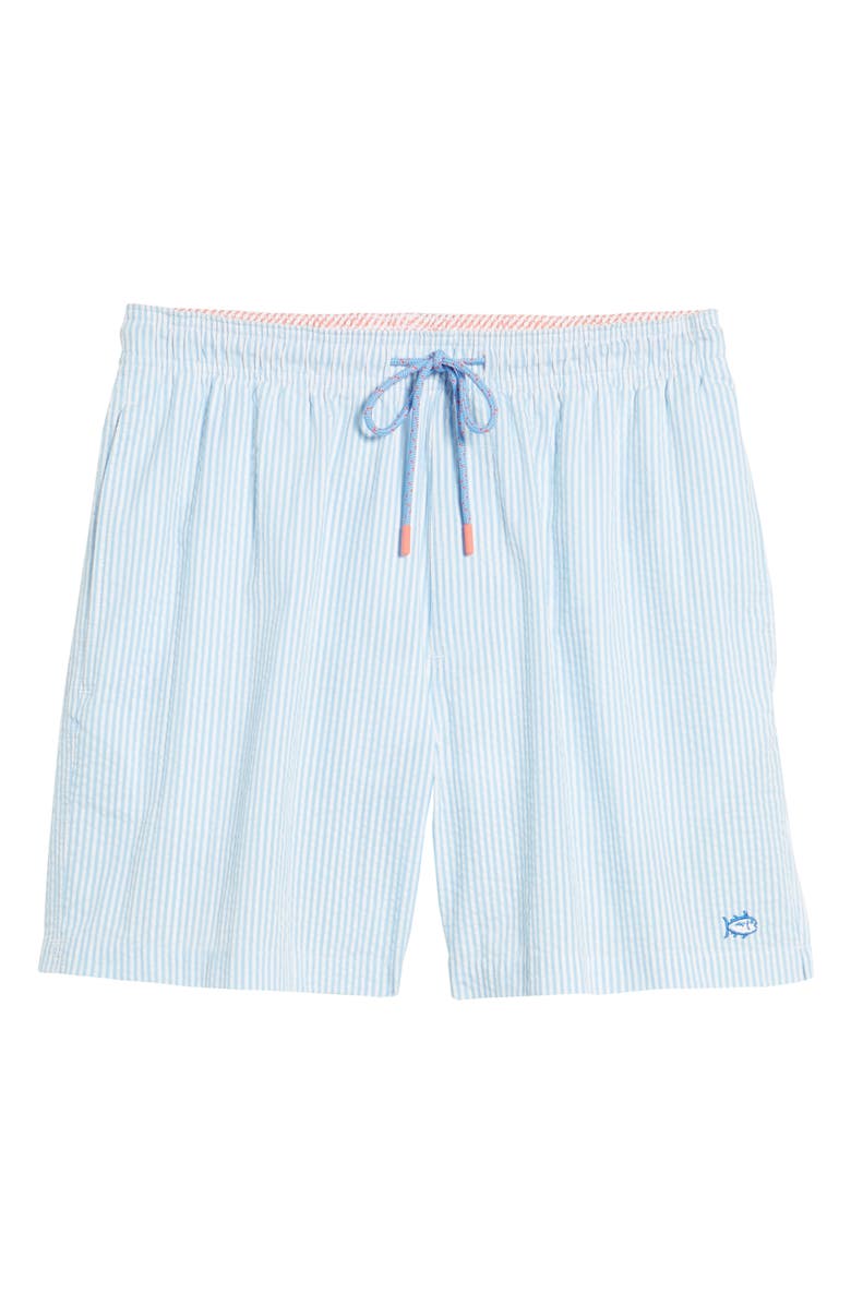 Southern Tide Seersucker Swim Trunks, Alternate, color, 