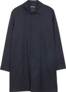 ZEGNA Water Repellent Microfiber Twill Raincoat