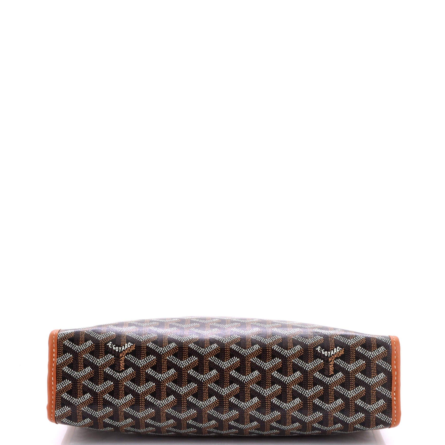Pre-Owned Goyard Jouvence Toiletry Pouch Coated Canvas GM, Alternate, color, Black