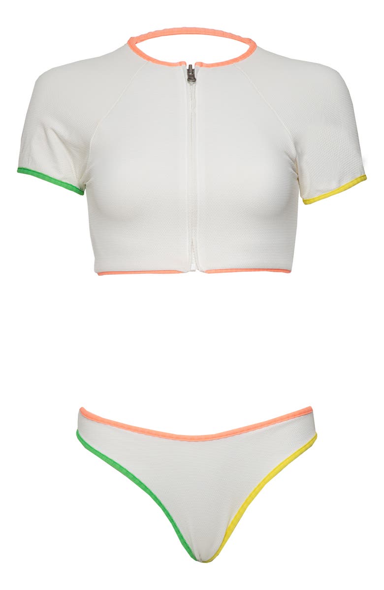 Maaji Max Bikini Bottoms, Alternate, color, White