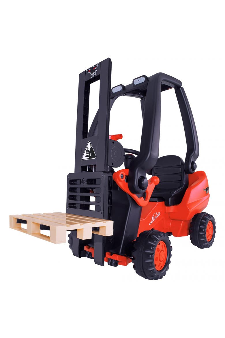 Linde Forklift Pedal Ride On, Warehouse & Farm Toy Vehicle, Alternate, color, Multicolored