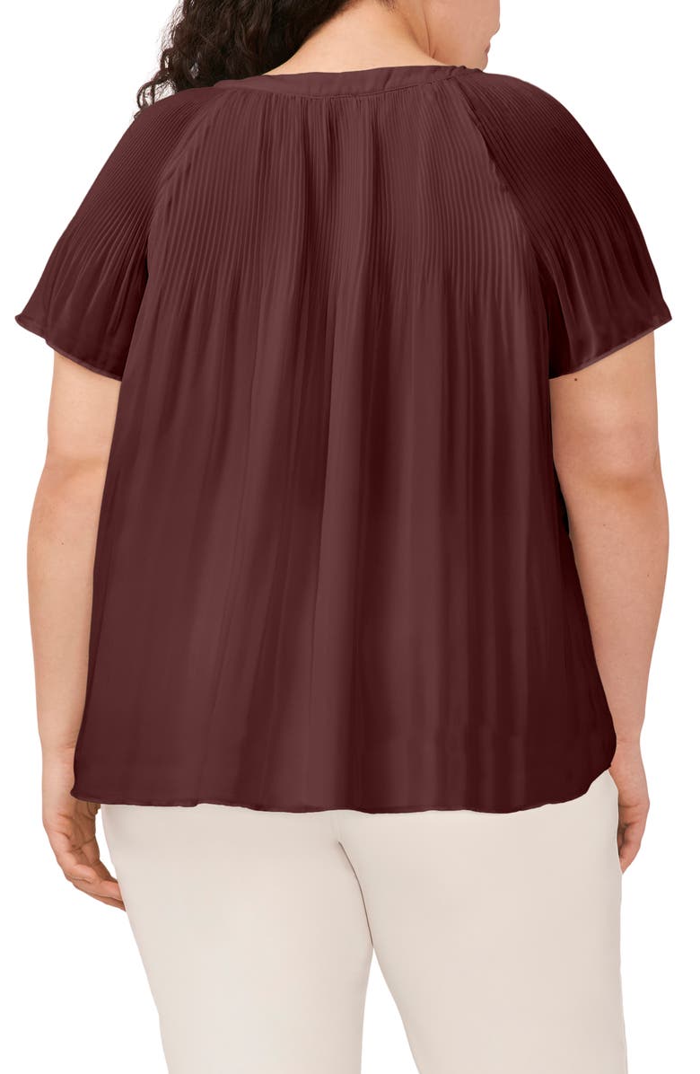 Halogen<sup>®</sup> Pleated Chiffon Top, Alternate, color,