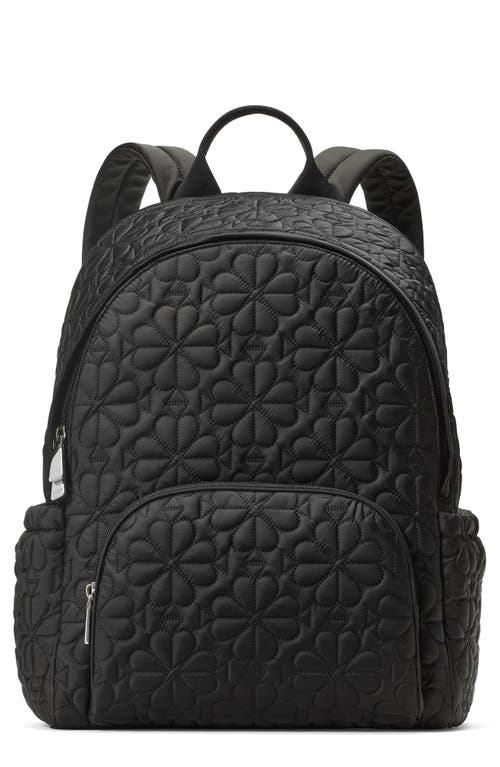 Kate Spade New York Large Tilly Quilted Backpack In Black