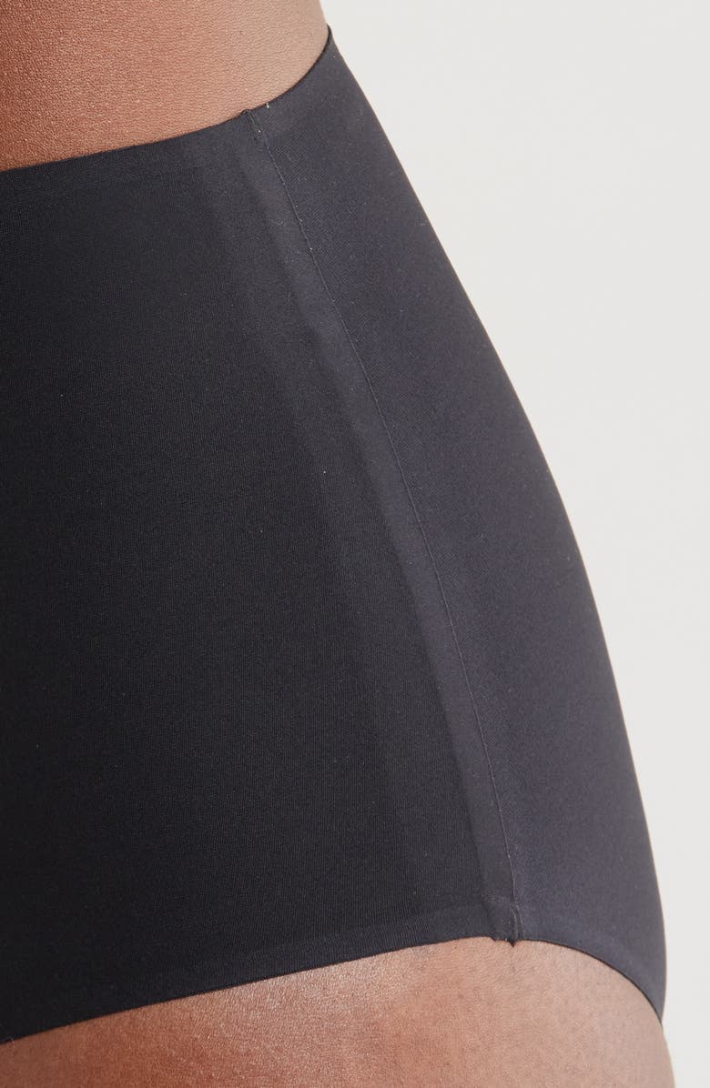 MeUndies DreamSeam High Waist Shortie Briefs, Alternate, color, Black