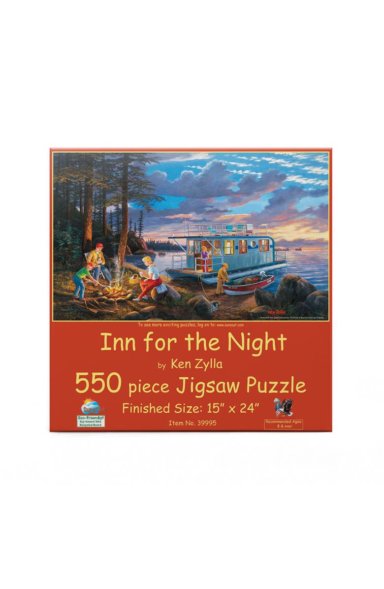 Sunsout Inn for the Night 550 piece Jigsaw Puzzle for Adults, Alternate, color, Multicolor