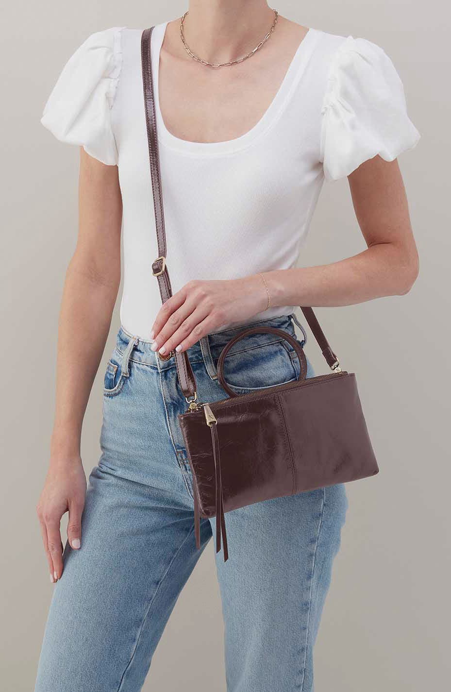 HOBO Sable Leather Crossbody Bag, Alternate, color, Hearthstone