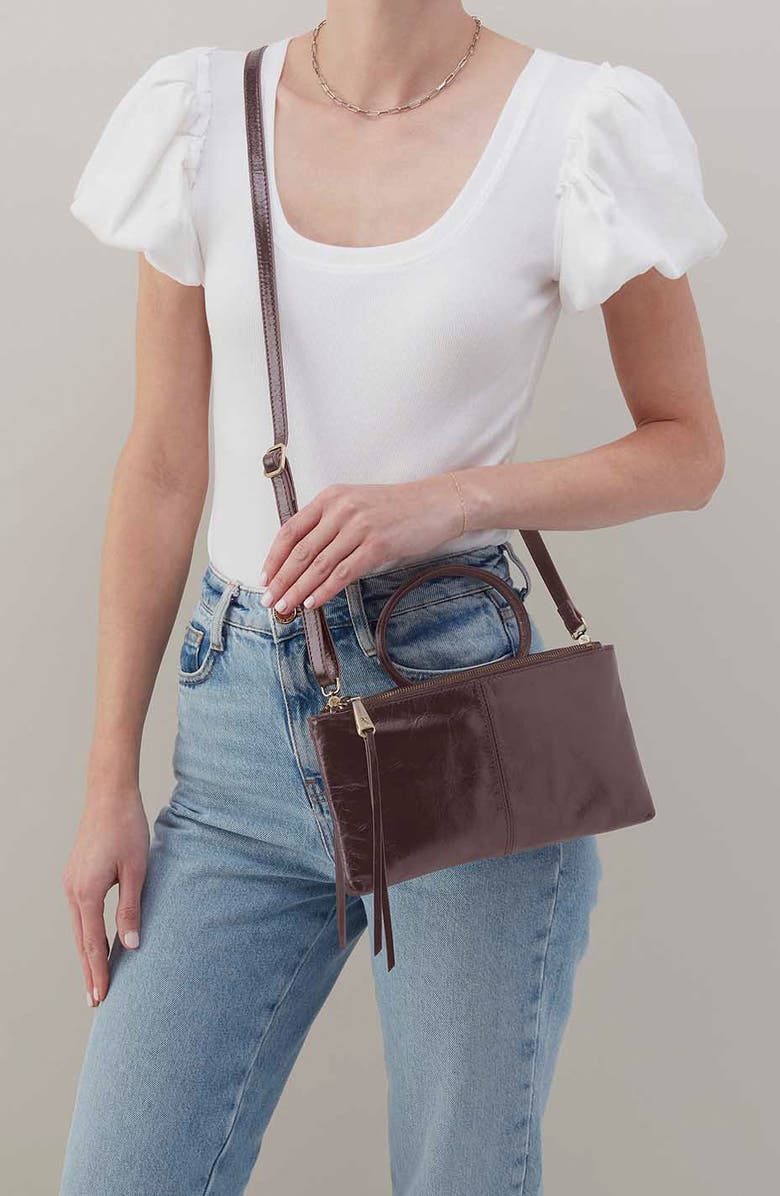 HOBO Sable Leather Crossbody Bag, Alternate, color, Hearthstone
