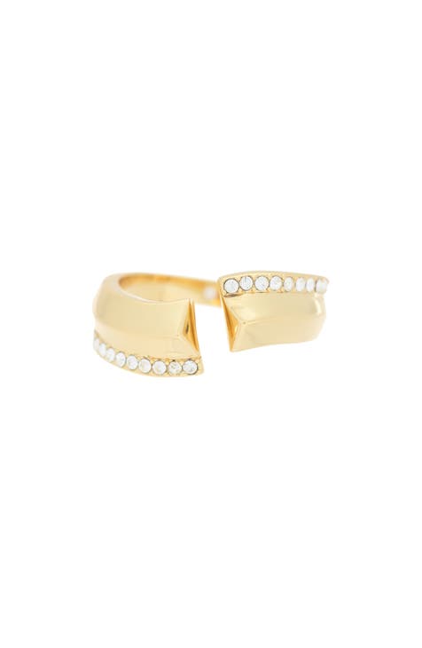 Pavé Crystal Open Band Ring