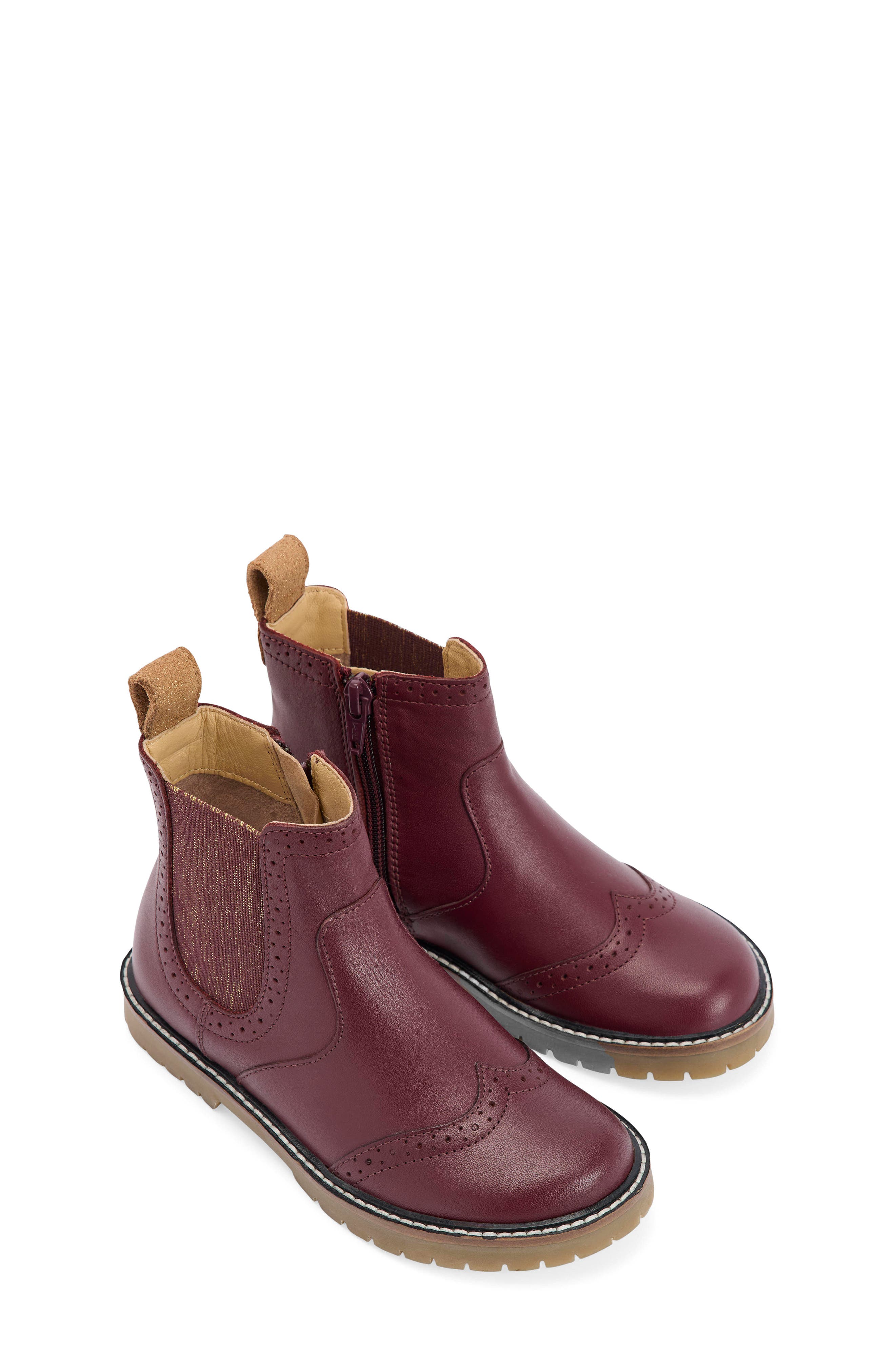 Boden Kids' Chelsea Boot, Main, color, Oxblood