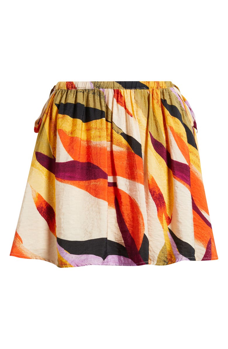 VERO MODA Tilly Miniskirt, Alternate, color, Cloud Dancer Aop Abs