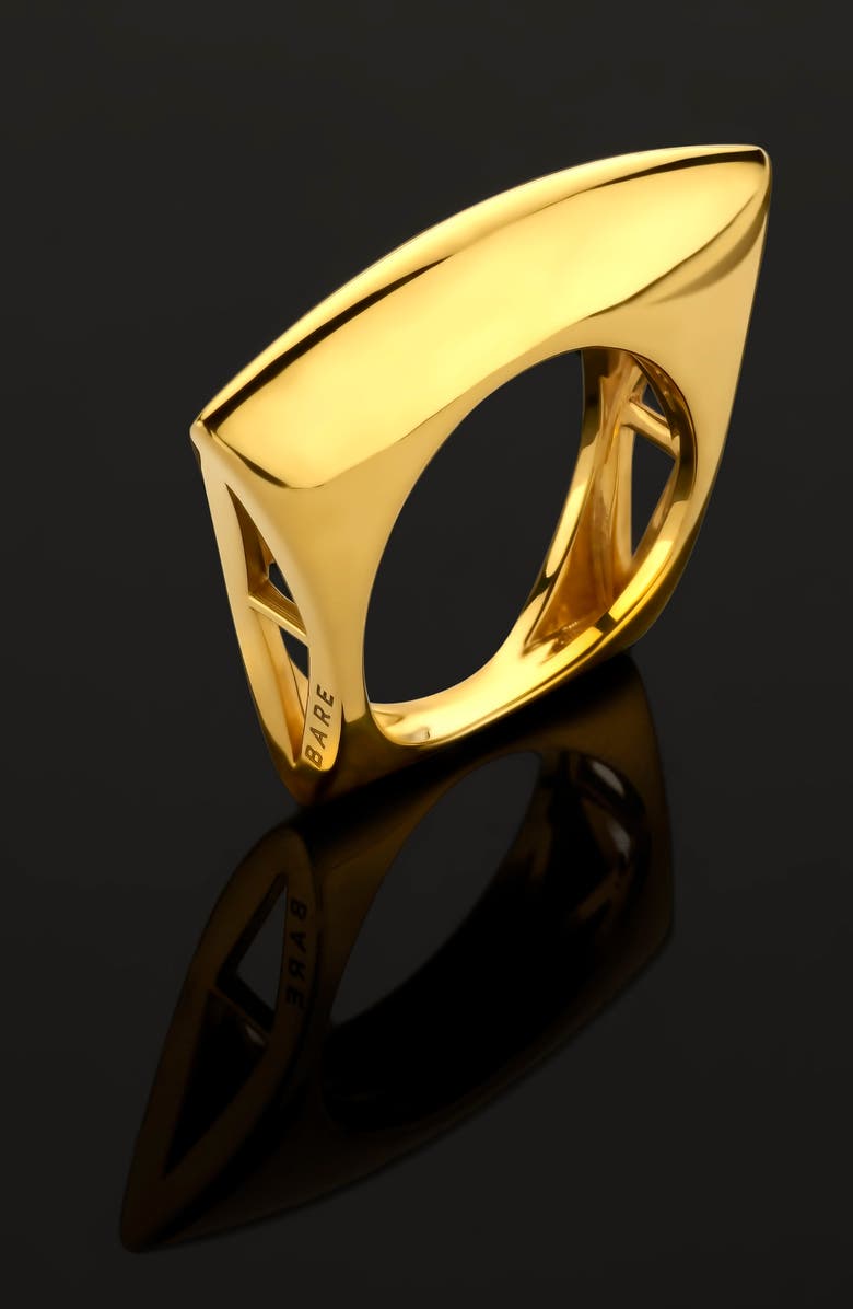DRIES CRIEL Lotus Ring, Alternate, color, Yellow Gold