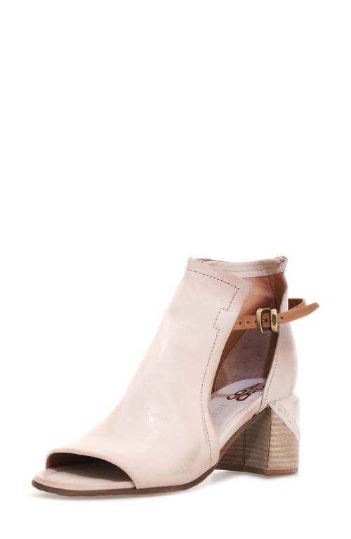 As98 A.s.98 Maxwell Open Toe Bootie In Silk
