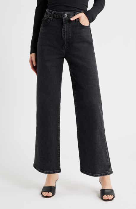 FRAME The Wide High Waist Ankle Wide Leg Jeans