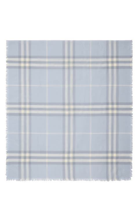 Giant Check Lightweight Wool Scarf