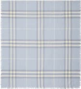 Burberry Giant Check Lightweight Wool Scarf