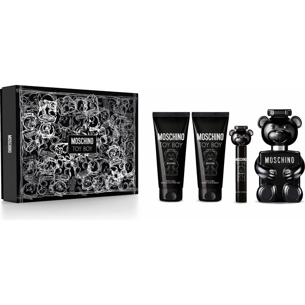 Moschino Toy Boy 4-piece Gift Set $173 Value In Transparent