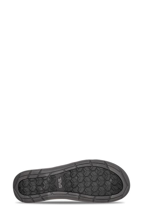 Shop Teva Tirratraveler Flip Slide Sandal In Black