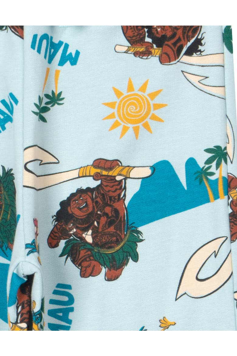 Moana Maui Fleece 2-Piece Hoodie and Pants Set, Alternate, color, Maui Hei Hei Blue
