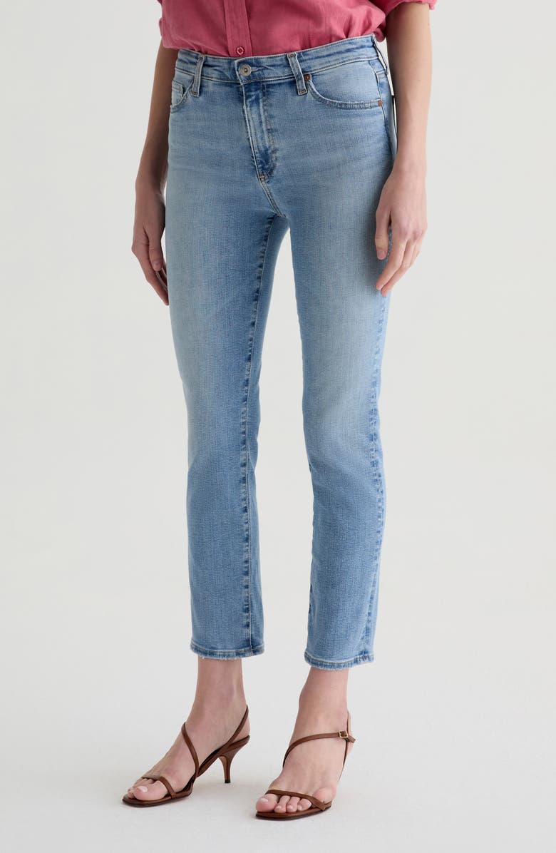 AG Mari Mid Rise Slim Straight Leg Jeans, Alternate, color,