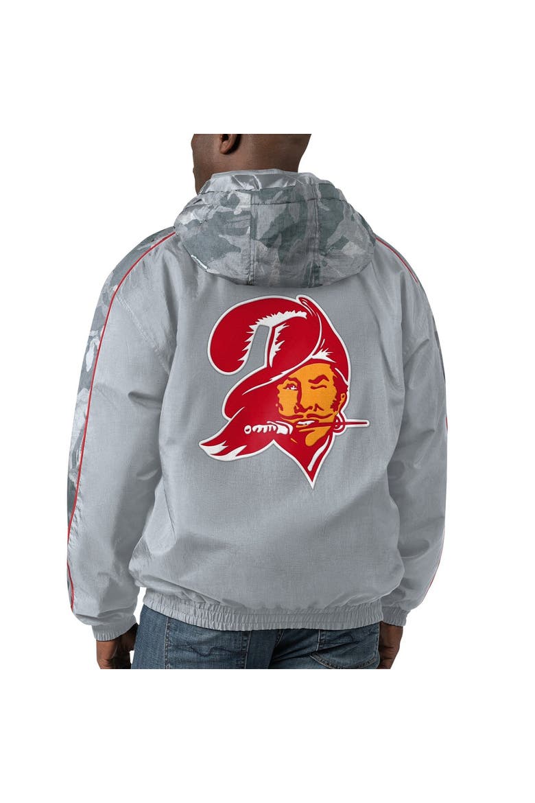 Men's Starter Gray Tampa Bay Buccaneers Thursday Night Gridiron Throwback Full-Zip Jacket, Alternate, color, Gray