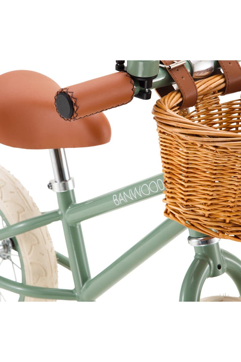 Balance Bike Steel Outdoor Cycling Kids Balance Development, Alternate, color, GREEN