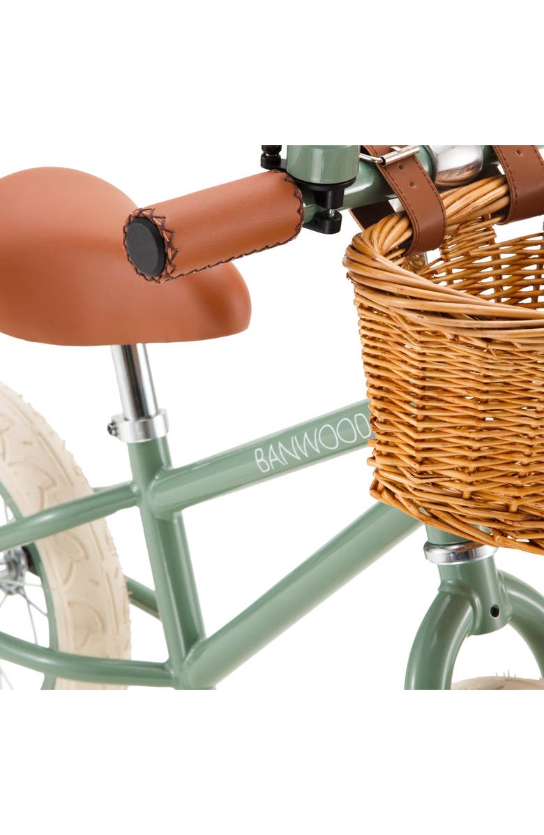Banwood First Go Vintage Balance Bike Blue, Alternate, color, Green