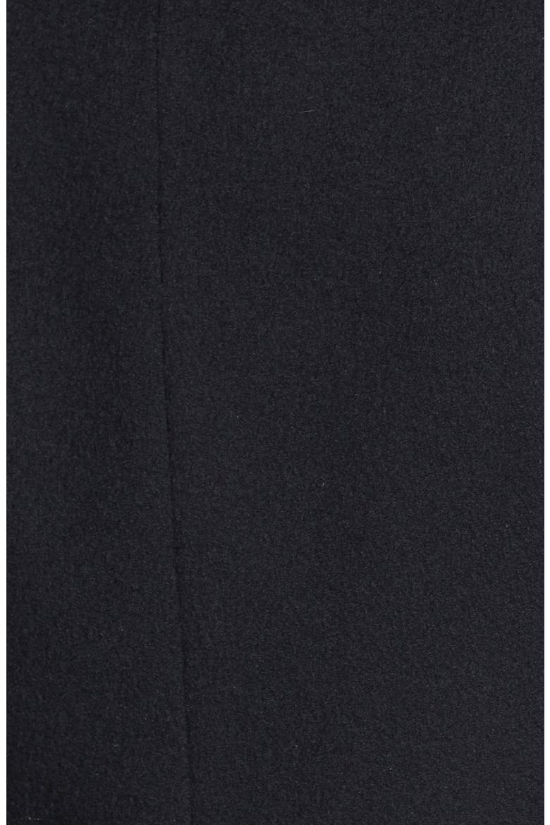 Wool Peacoat (Nordstrom Exclusive), Alternate, color, BLACK