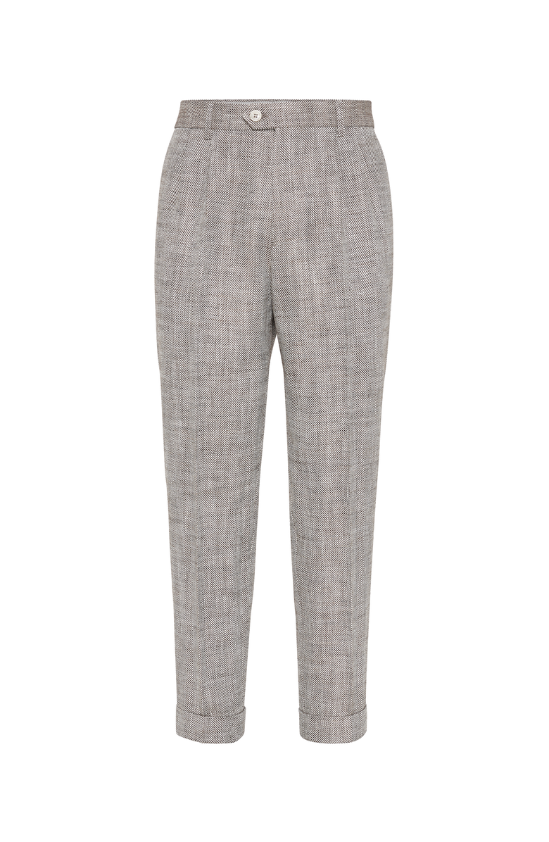 Brunello Cucinelli Chevron trousers, Main, color, 
