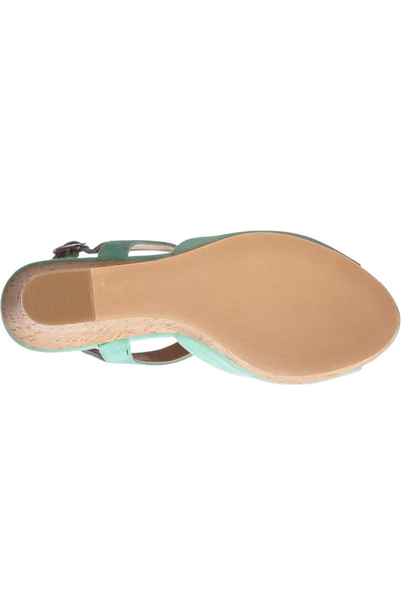 BP. 'Springs' Peep Toe Wedge Sandal, Alternate, color,