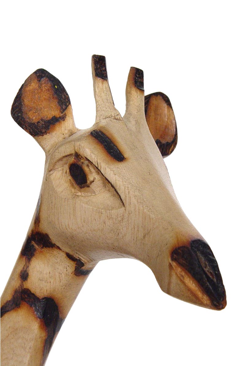 Mbare Jacaranda Giraffe Pair, Alternate, color, Brown