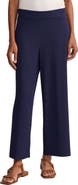 Jones New York Crinkled High Waist Crop Wide Legs Pants