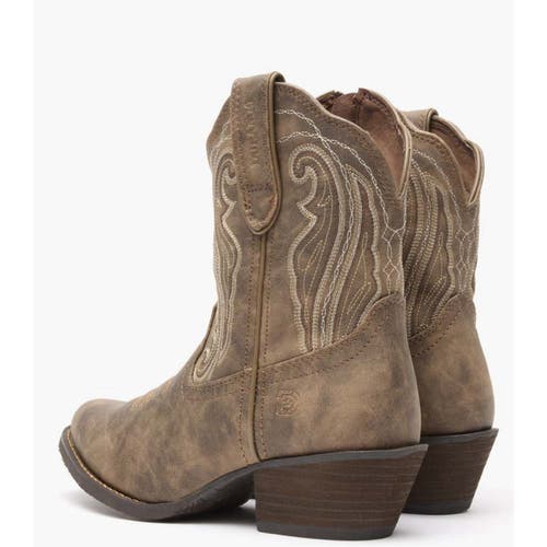 Durango Distressed Shortie Western Boot In Brown