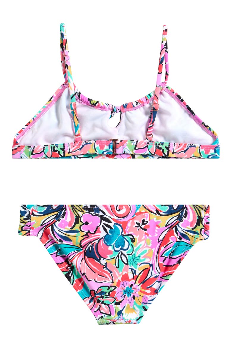 Kids' Two-Piece Soul Girl Swim Set, Alternate, color, MULTI COLOR