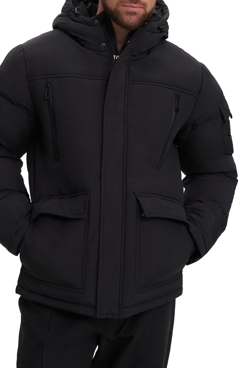Noize Midweight Hooded Puffer Jacket, Main, color,