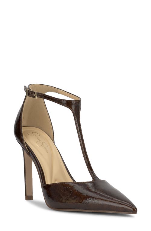 Jessica Simpson Willna T-strap Pointed Toe Pump In Black