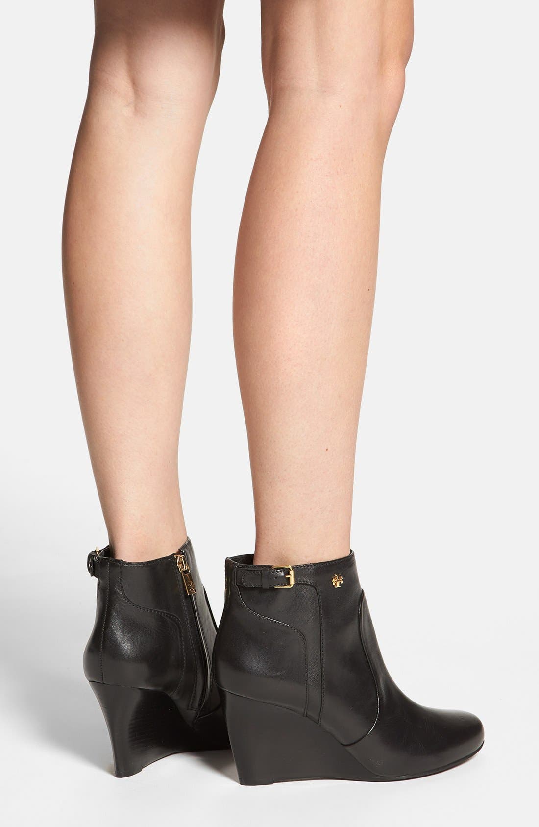 Tory Burch 'Milan' Wedge Bootie, Alternate, color, 