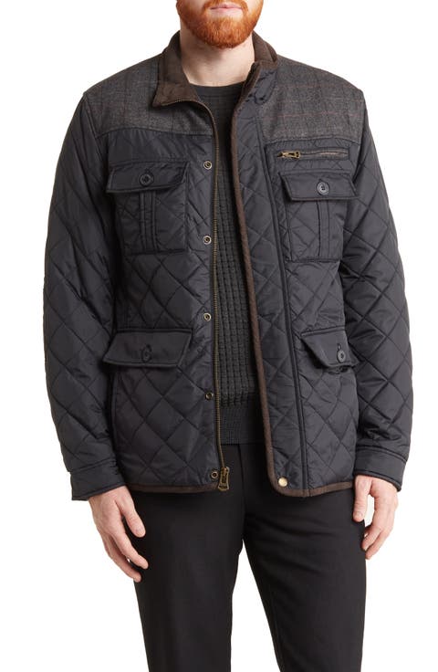 Quilted Utility Pocket Jacket