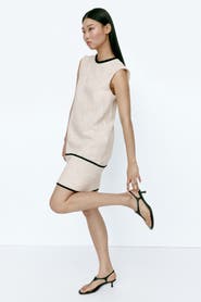 H&M Linen-blend shift dress