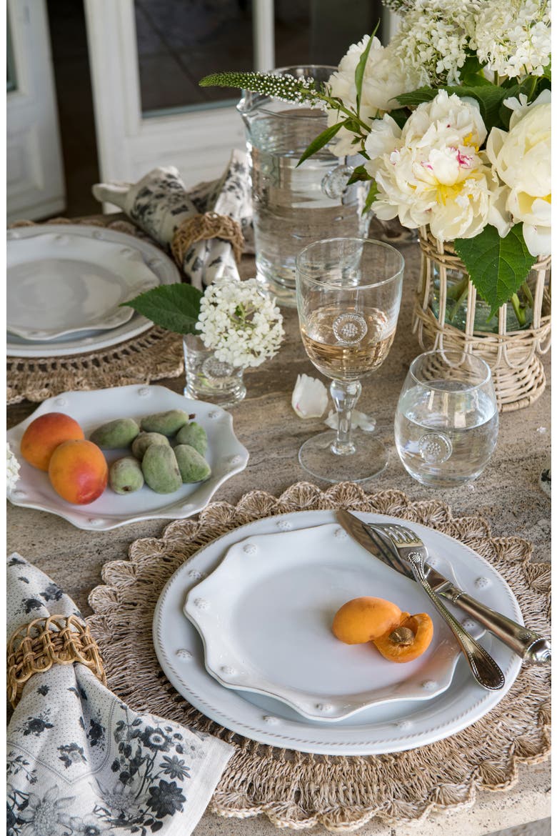 'Berry and Thread' Scalloped Salad Plate, Alternate, color, WHITEWASH