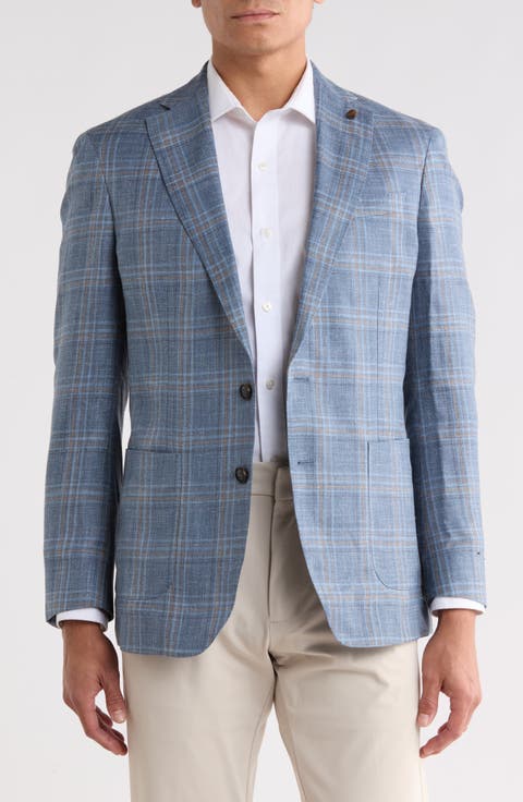 Hertford Plaid Wool, Silk & Linen Soft Jacket