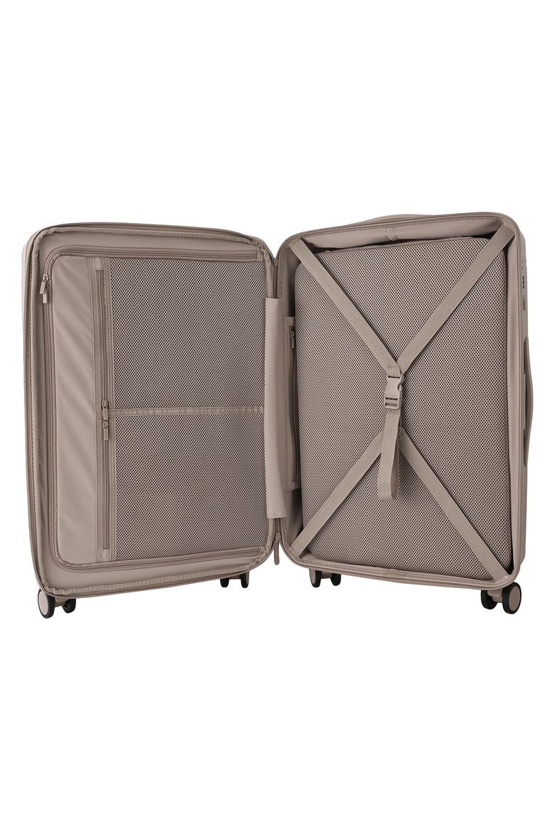 Nostos Matte Medium Spinner Suitcase, Alternate, color, SAHARA
